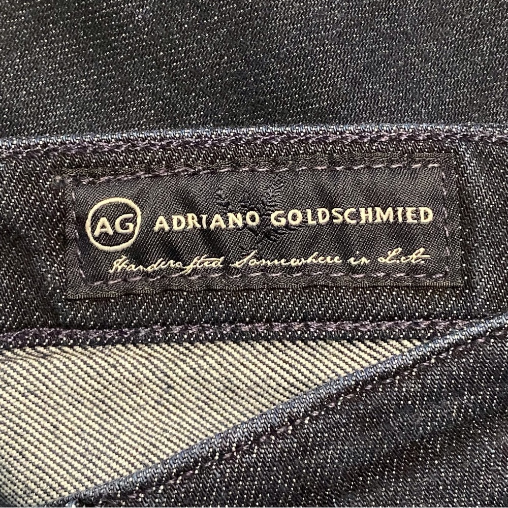 AG Adriano Goldschmied The Stevie Legging Size 26R Dark Blue Low Rise - Picture 6 of 9